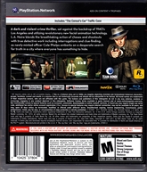 Sony PlayStation 3 L.A. Noire Back CoverThumbnail
